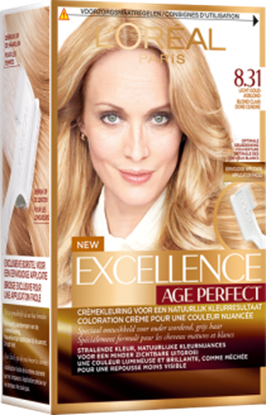 LOREAL EXCELLENCE AGE PERFECT 8.31 L GOUD ASBLOND